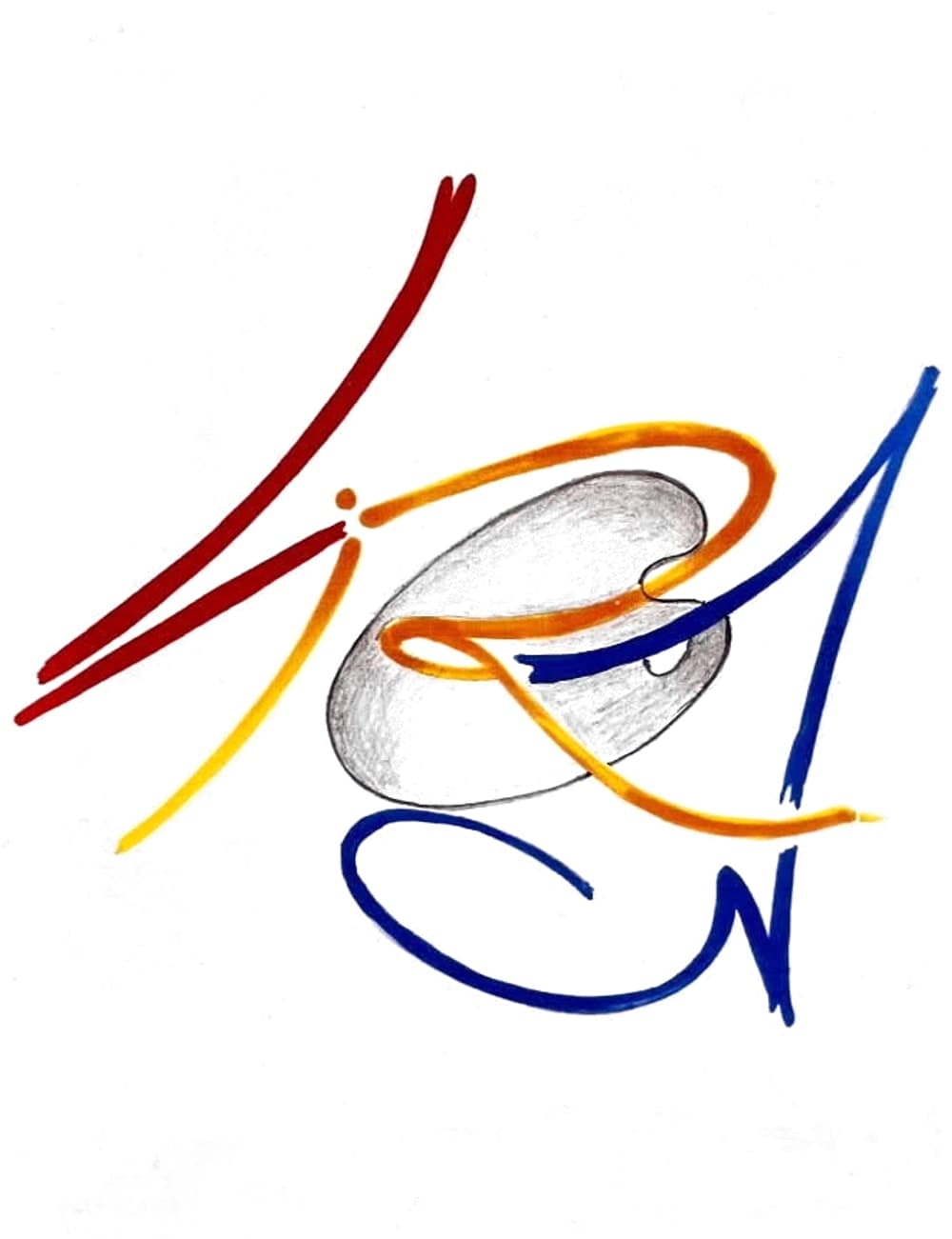 Notre logo, du feutre au grand format